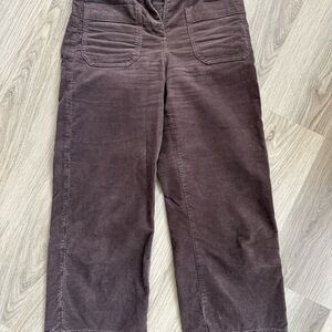 Sessun Brown Corduroy Cropped Pants